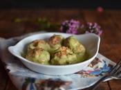 Albóndigas pollo salsa calabacín curry