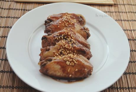 Lo que te salga de la olla (lenta)- Alitas de pollo teriyaki