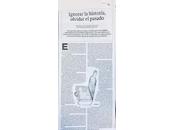 IGNORAR HISTORIA. OLVIDAR PASADO.https://www.hoy.es...