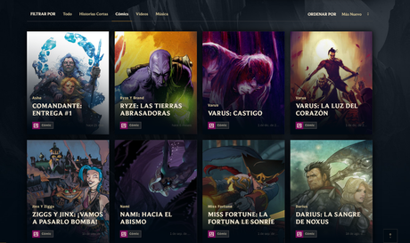 Colección de Comics gratis relacionados con League of Legend en la web de Riot Games. Blog de tecnología. Noticias de internet, software, desarrollo y programación web. Peleando por la libertad absoluta de Internet y la Web. Promocionando contenidos y recursos de calidad gratuitos; todo libre, gratis y bajo licencias Creative Commons o de Dominio Público. Tecnología desde Asturias para el Mundo Hispano con Amor por Pablo Alvarez Corredera: @rosepac & @rosepac21 en Redes Sociales.