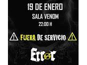 Error Fuera Servicio Sala Venom