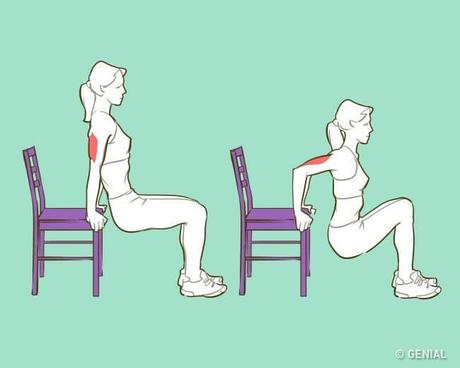 Ejercicios para la flacidez de los brazos