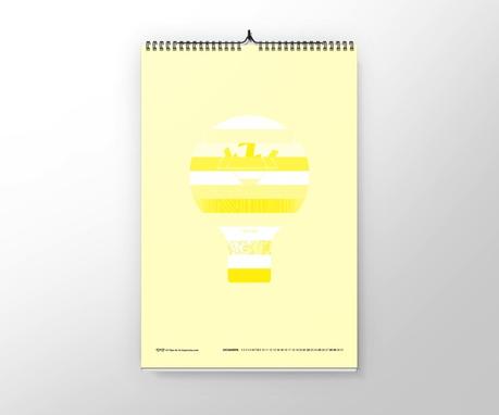 Este calendario rinde un homenaje al proceso creativo