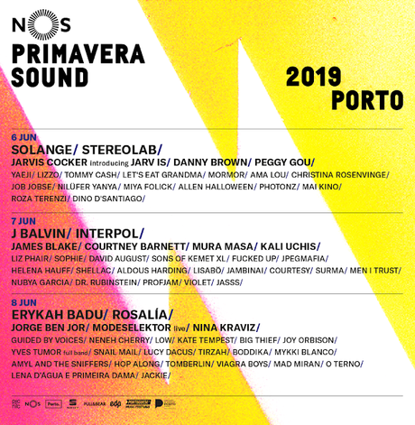 NOS Primavera Sound 2019: Interpol, Solange, Erykah Badu, Rosalía, J Balvin, Jarvis Cocker, James Blake, Christina Rosenvinge... NOS Primavera Sound 2019: Interpol, Solange, Erykah Badu, Rosalía, J Balvin, Jarvis Cocker, James Blake, Christina Rosenvinge...