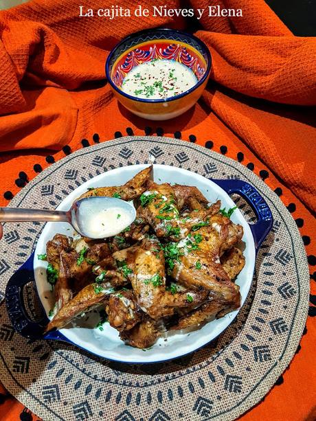 Alitas de pollo criollas