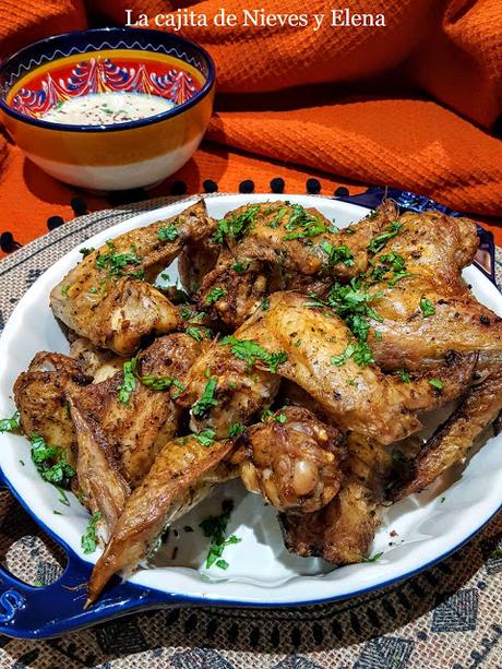 Alitas de pollo criollas