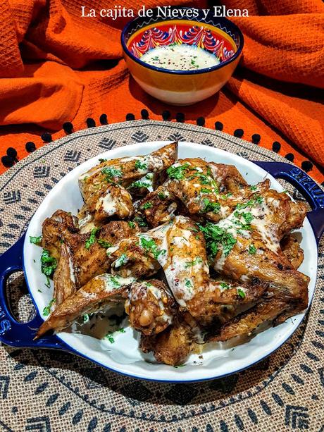 Alitas de pollo criollas