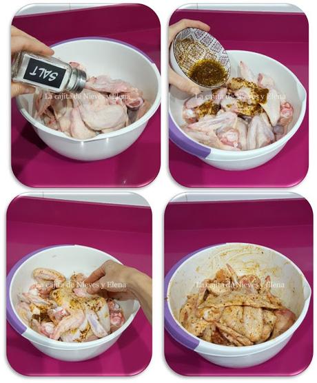 Alitas de pollo criollas