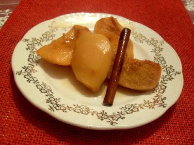 Membrillo al horno con licor