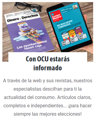 Vuelve el Regalo de bienvenida de Ocu.