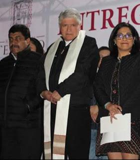 CUMPLE  SANDRA  LUZ FALCÓN VENEGAS CON MAYOR SEGURIDAD PÚBLICA PARA TEXCOCO