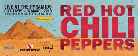 Red Hot Chili Peppers actuarán en las Pirámides de Egipto el 15 de marzo