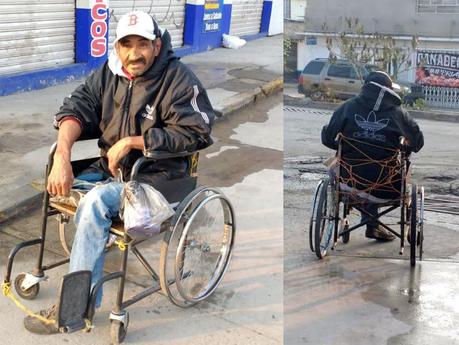 Don Bernardo recibió una silla de ruedas nueva. ¡Gracias a todos!