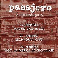 Conciertos de Pasajero en 2019