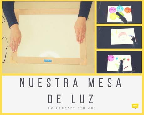 NUESTRA MESA DE LUZ GUIDECRAFT|  RECURSO EDUCATIVO INFANTIL Y DIVERTIDO