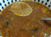 Sopa harira marroqui pollo