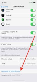 Controlar los datos móviles 