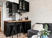 cocina negro para 20m2