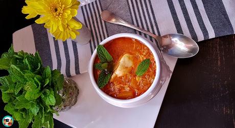 Sopa de bacalao con fideos