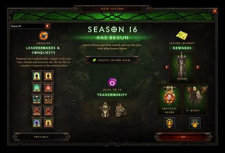 Diablo III da la bienvenida a su 16 temporada