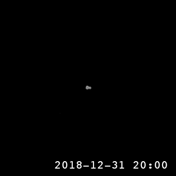 El movimiento del objeto sobrevolado por una nave espacial más lejano de la historia El movimiento del objeto sobrevolado por una nave espacial más lejano de la historia