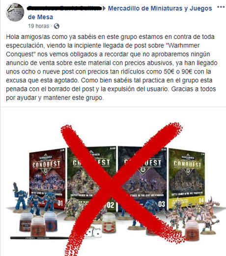 Warhammer Conquest: reventas y especulación Warhammer Conquest: reventas y especulación