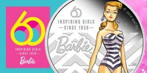 60 años de Barbie en una moneda