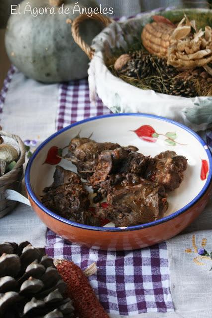Conejo de monte guisado El Ágora de Ángeles Conejo de monte guisado