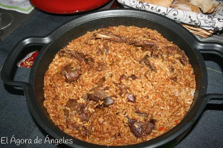 Arroz con conejo de monte  