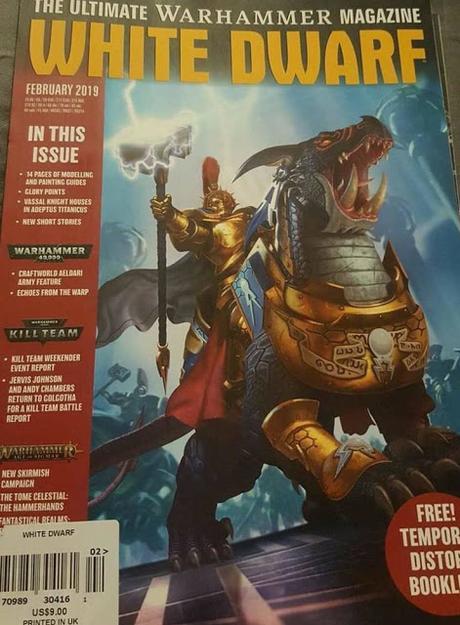 Desvelada la portada de la White Dwarf de Febrero