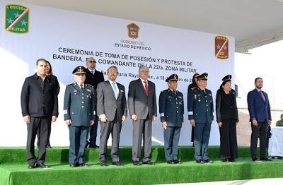 OTORGAN POSESIÓN DEL MANDO A COMANDANTES DE LA 22 Y 37 ZONAS MILITARES