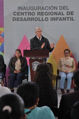 PONE EN MARCHA ALFREDO DEL MAZO CENTRO REGIONAL DE DESARROLLO INFANTIL
