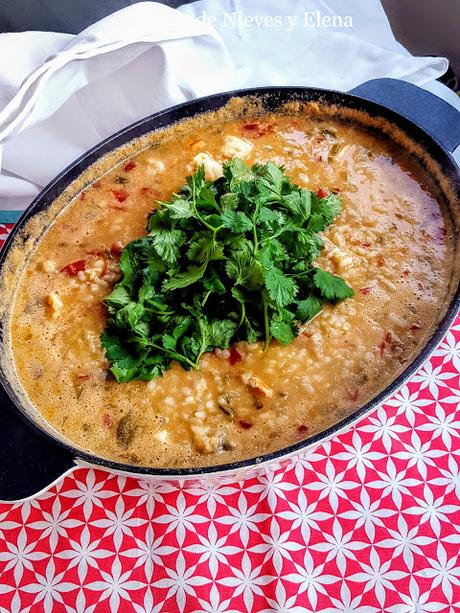 Arroz de tamboril en cocotte