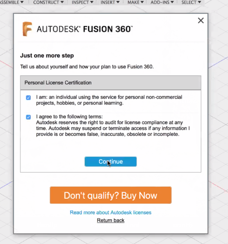 Cómo conseguir gratuitamente Fusion 360