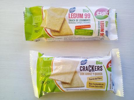 Bio Crackers con arroz y quinoa.