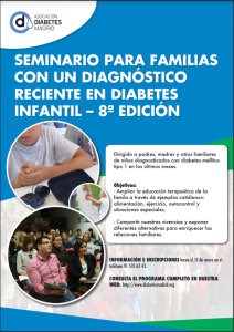 8ª Edición del Seminario Diabetes en Familia para familias con diagnóstico infantil reciente