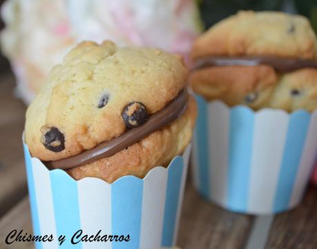 Whoopies de vainilla y pepitas de chocolate