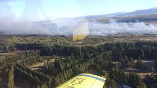 Un incendio descontrolado demandó 9 horas de trabajo de los brigadistas