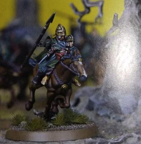 Se filtran nuevas figuras de MESBG:Eowyn y Merry a caballo y capitanes orcos