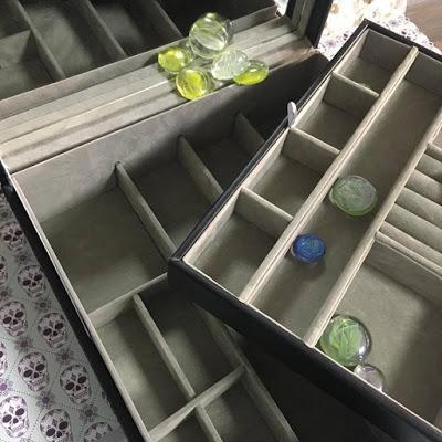 JOYERO de 2 caras y 24 compartimentos con Espejo de Cozzine + Descuento Joyero, cozzine,