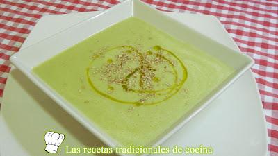 Receta fácil de crema de judias verdes con quesitos