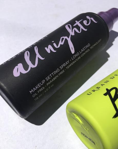 Brumas All Nighter y B6 de Urban Decay, Brumas All Nighter y B6 de Urban Decay,