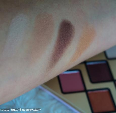 paleta sombras 01 swatches