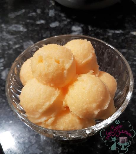 SORBETE DE MANDARINA SORBETE DE MANDARINA