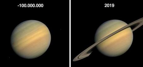 Los anillos de Saturno se formaron hace muy poco tiempo