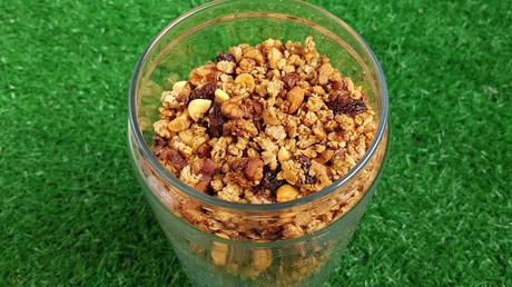 Granola casera de avena y frutos secos