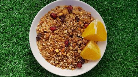 Granola casera de avena y frutos secos