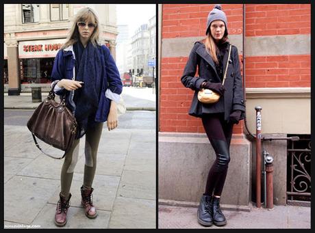 STYLE TIPS; LOOKS CON BOTAS Dr. MARTENS.-