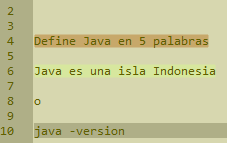 java