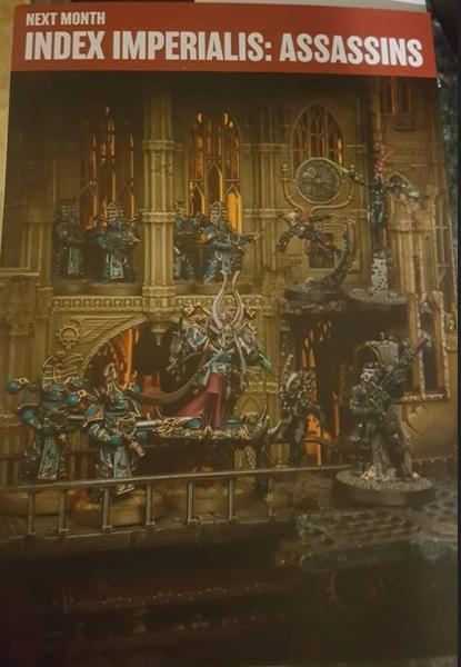 Index Imperialis Asesinos en la White Dwarf de Marzo